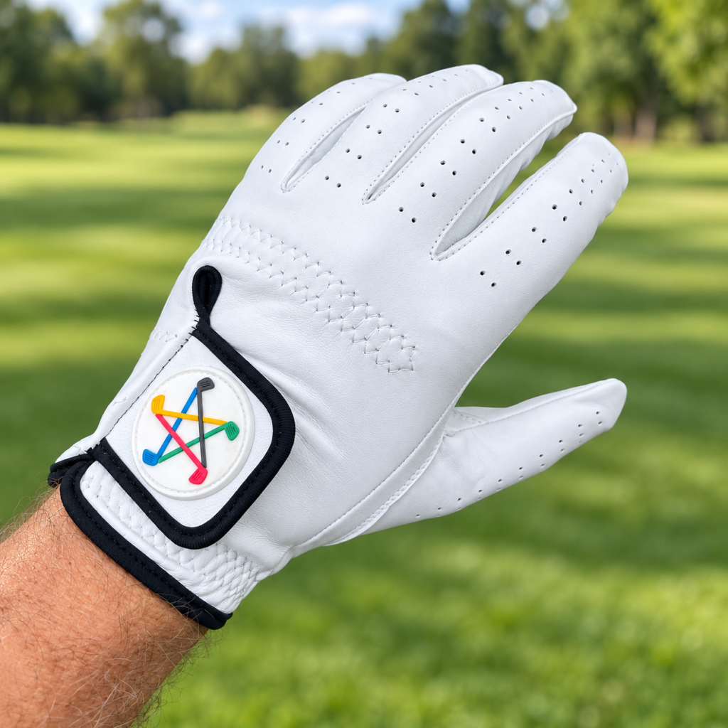 Lets Play Thru Cabretta Leather Golf Glove